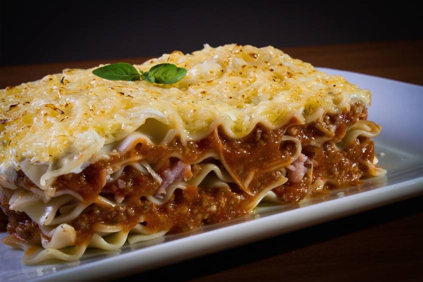 Meatless Baked Lasagna, Chef Salad & Stromboli